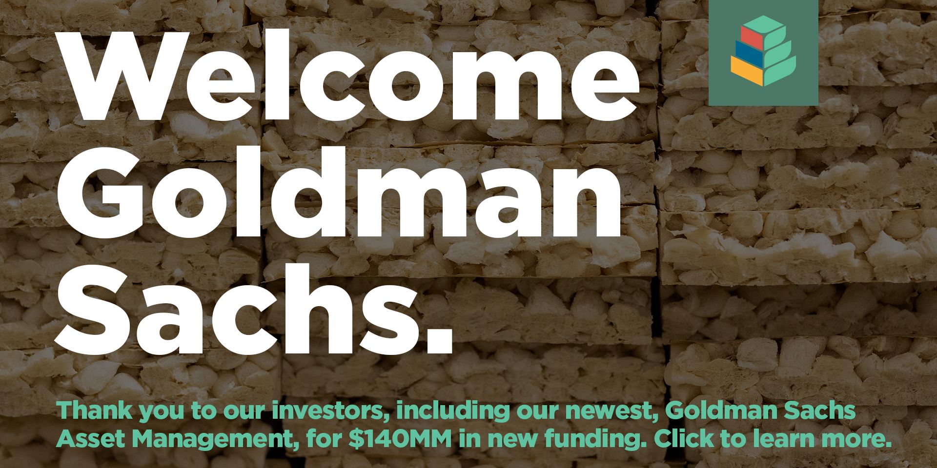 Welcome Goldman Sachs