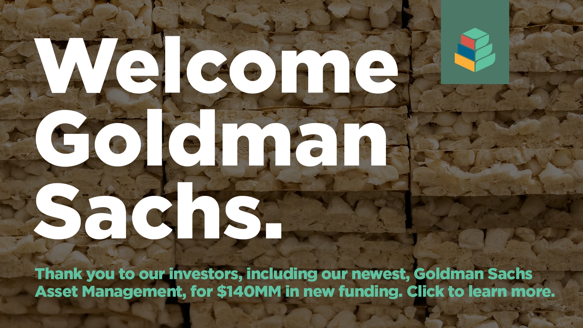 Welcome Goldman Sachs